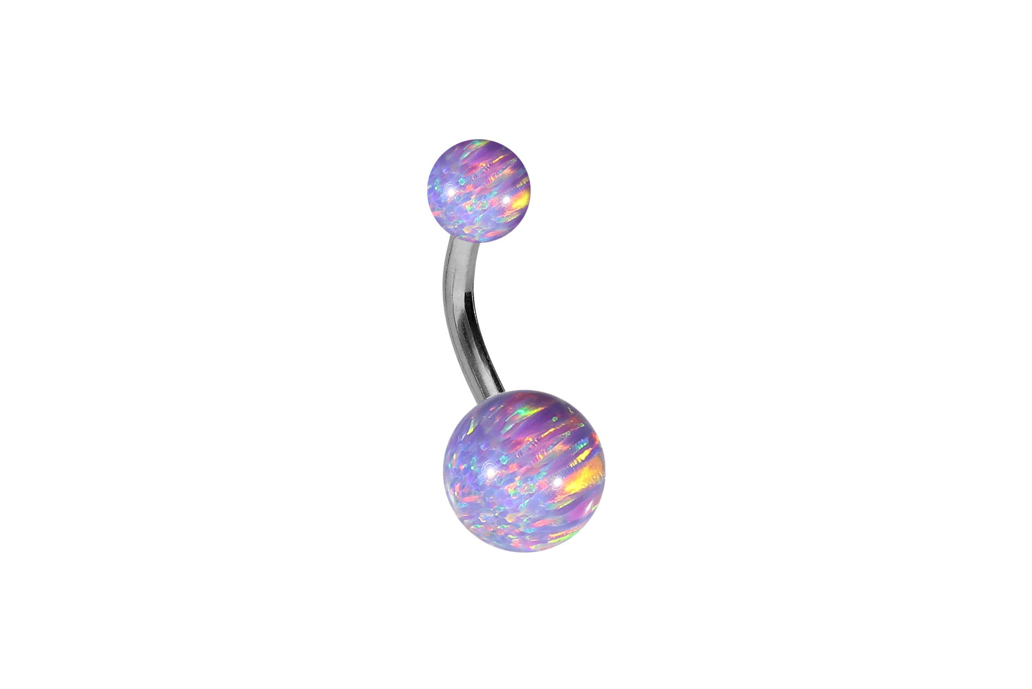 Chirurgenstahl Bananabell Piercing SYNTHETISCHE OPALE